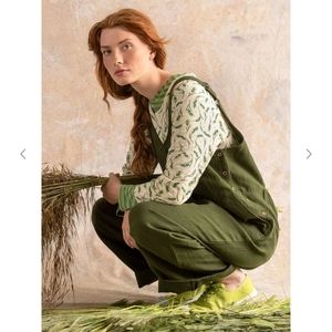 GUDRUN SJODEN HARVEST BIB OVERALLS IN ORGANIC COTTON